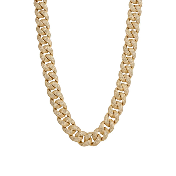 Chaîne Cubaine 24 mm · 40 cm — Doré