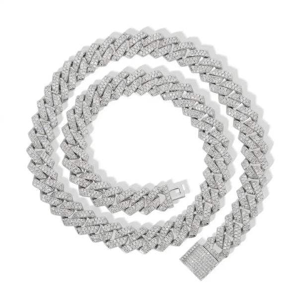 Chaîne Miami 14 mm · 50 cm — Argenté