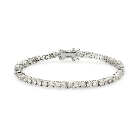 Bracelet Tennis Ice — Argenté