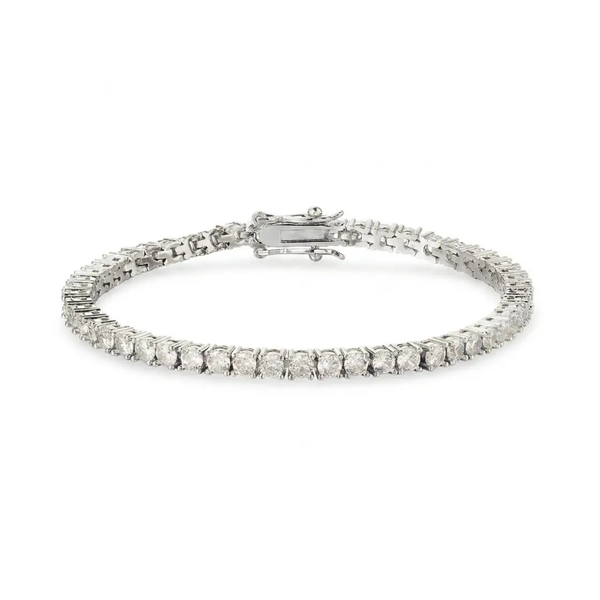Bracelet Tennis Ice — Argenté
