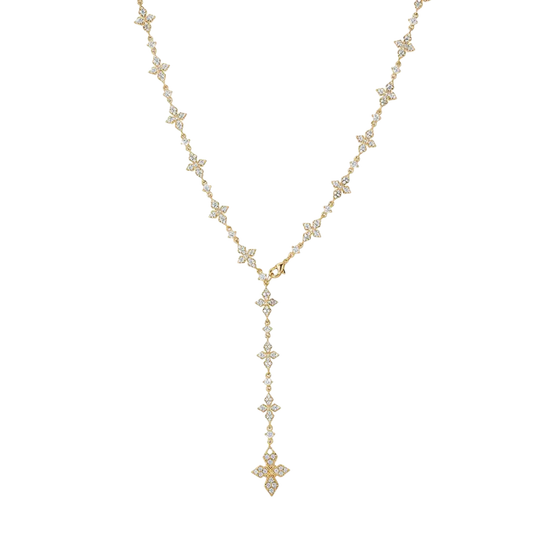 Collier Croix Iced — Doré