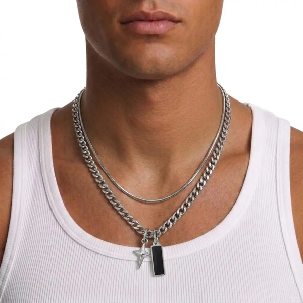 Collier Étoile Nova — Argenté