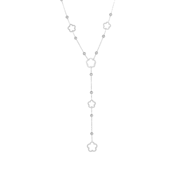 Collier Fleur — Argenté