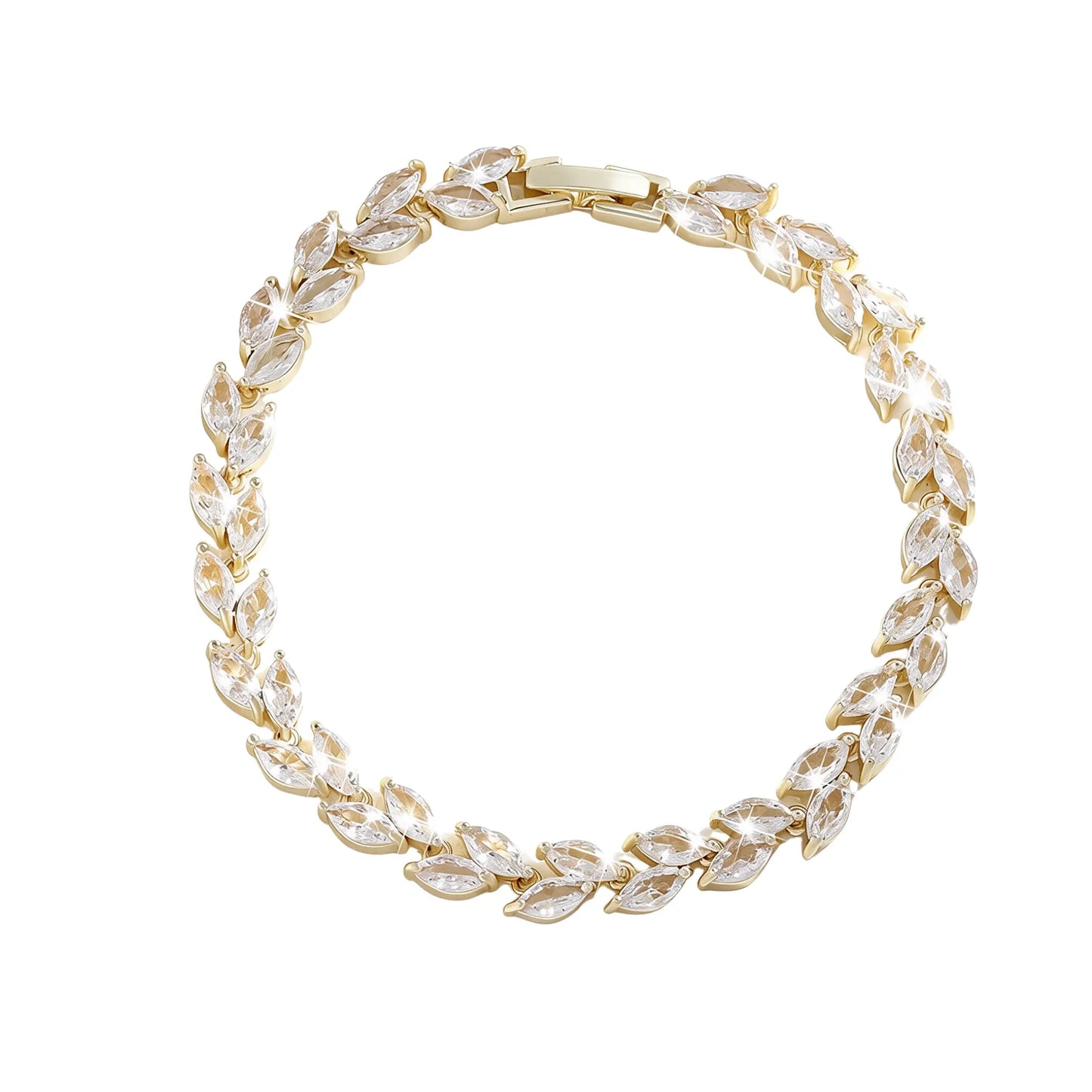 Jonc Petal Iced — Doré Just Shine