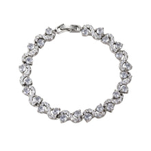 Bracelet Wave Tennis — Argenté