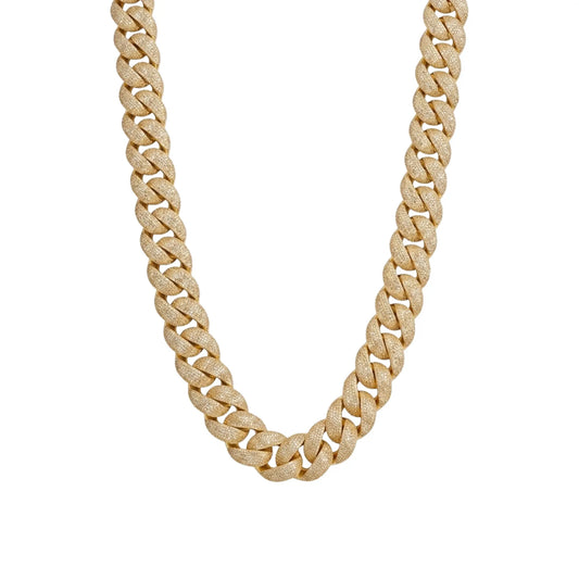 Chaîne Cubaine 24 mm · 45 cm — Doré Just Shine