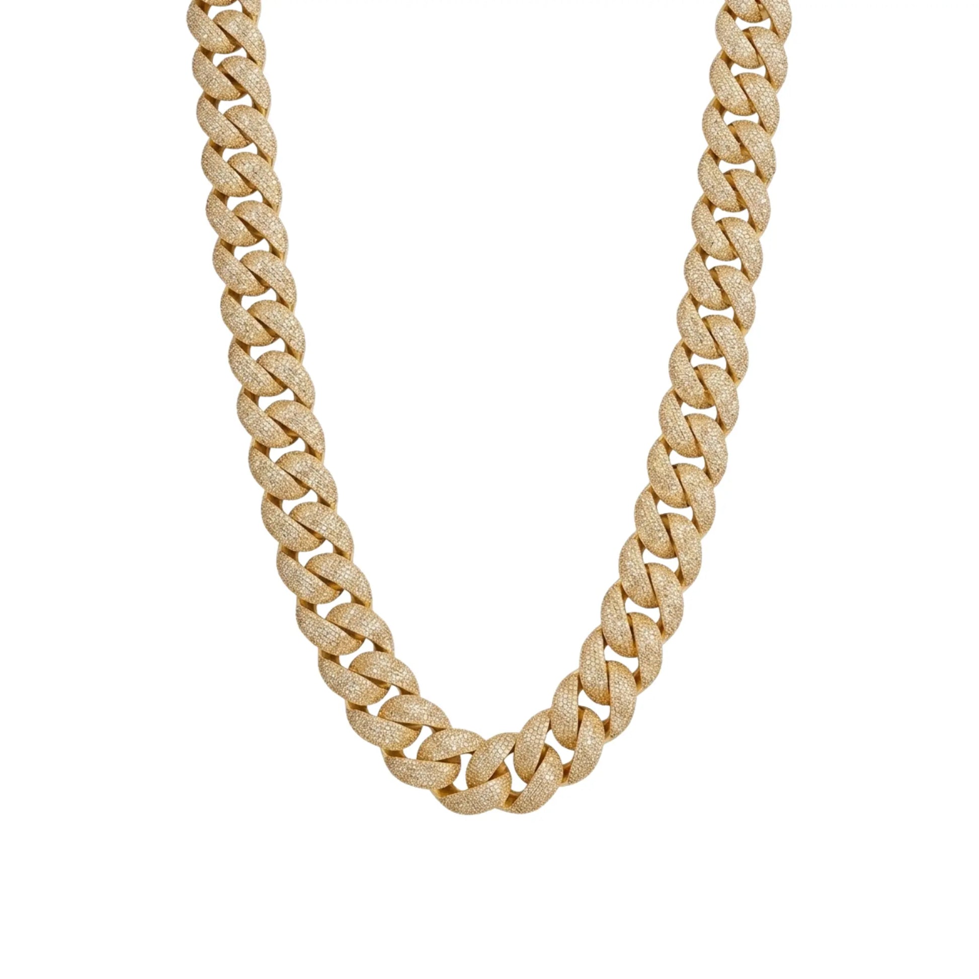 Chaîne Cubaine 24 mm · 50 cm — Doré Just Shine