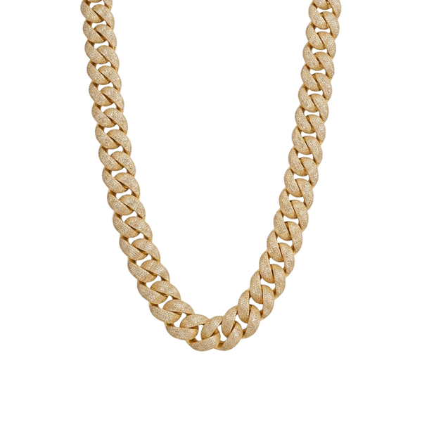 Chaîne Cubaine 24 mm · 50 cm — Doré