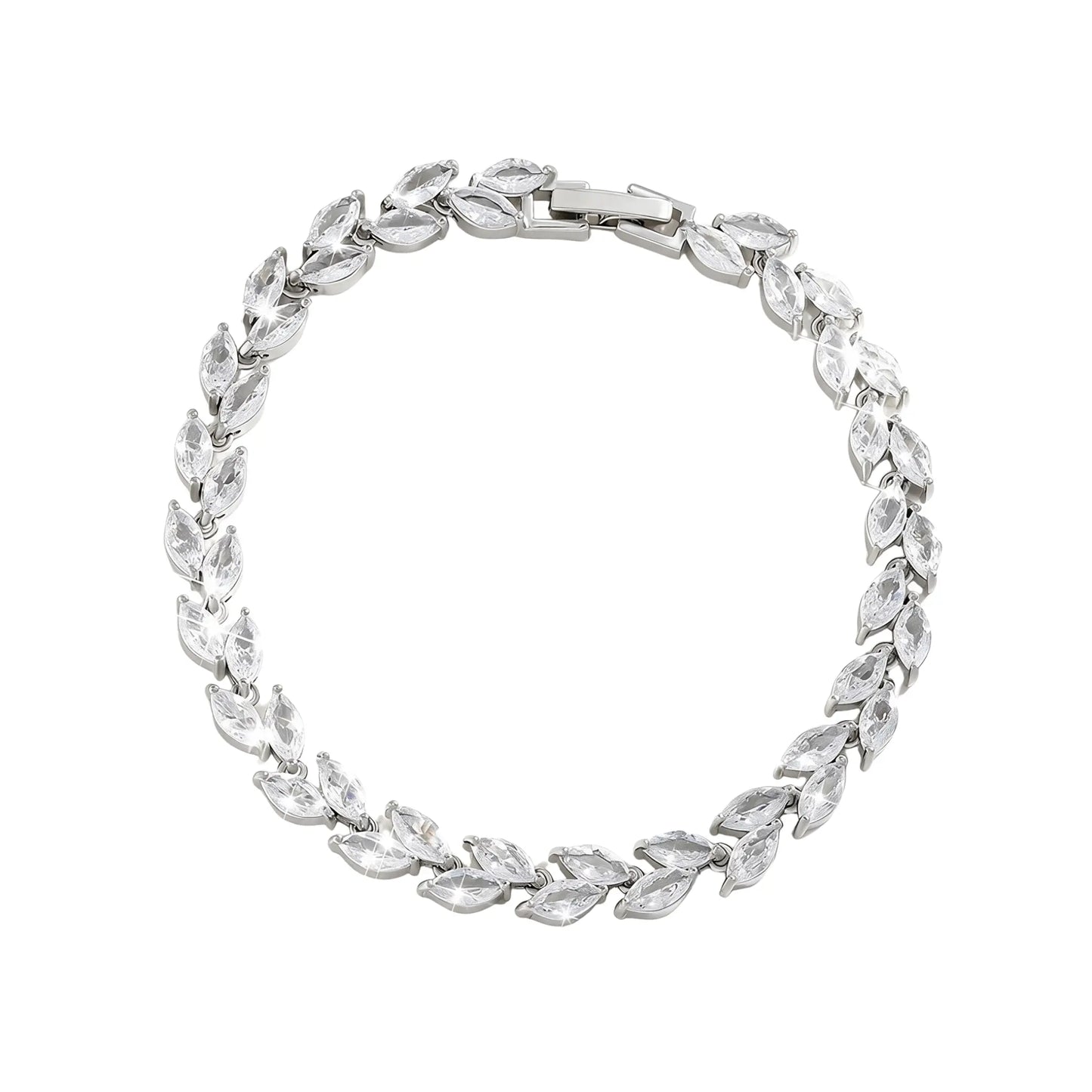 Jonc Petal Iced — Argenté Just Shine