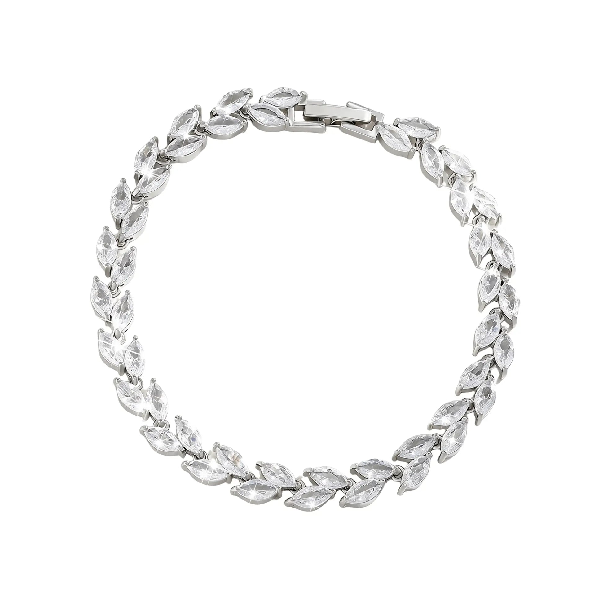 Jonc Petal Iced — Argenté Just Shine