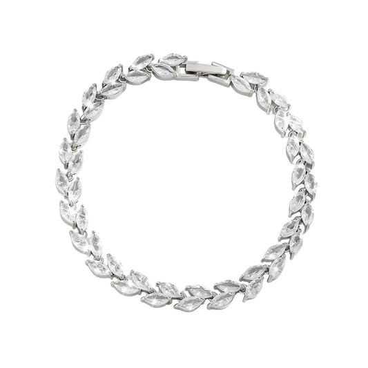 Jonc Petal Iced — Argenté Just Shine