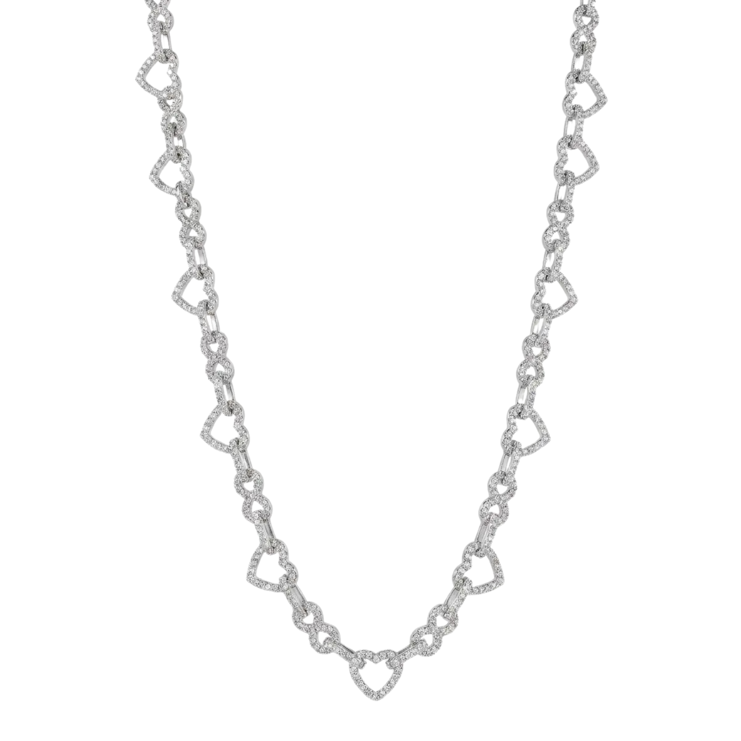 Collier Ice Heart — Argenté