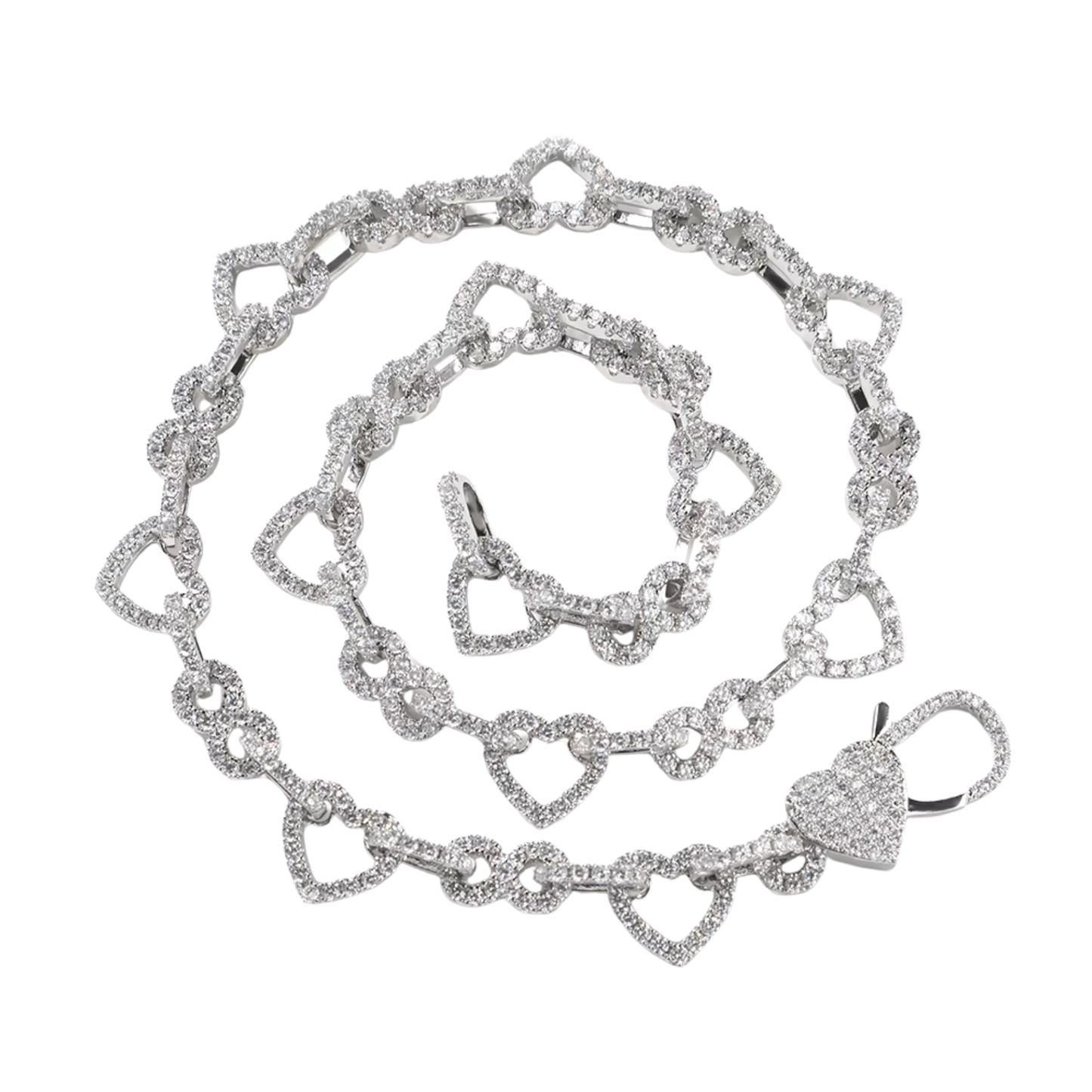 Collier Ice Heart — Argenté