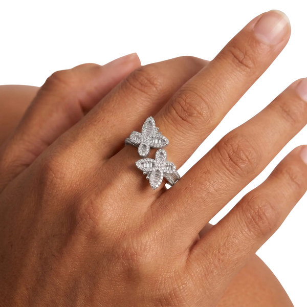 Bague Butterfly — Argenté