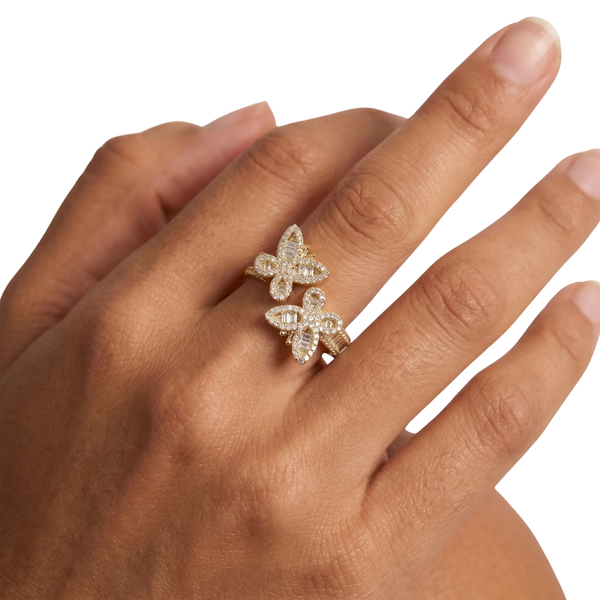 Bague Butterfly — Doré