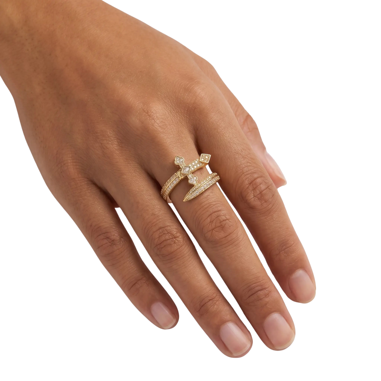 Bague Blade — Doré