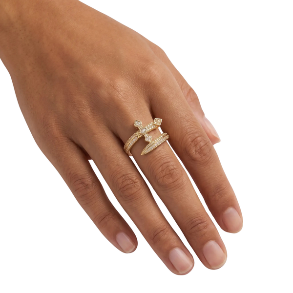 Bague Blade — Doré