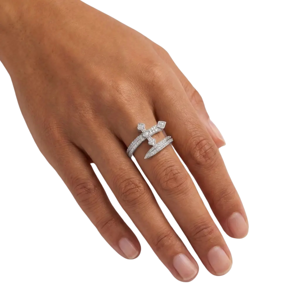 Bague Blade — Argenté