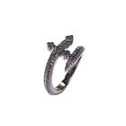 Bague Blade — Noir