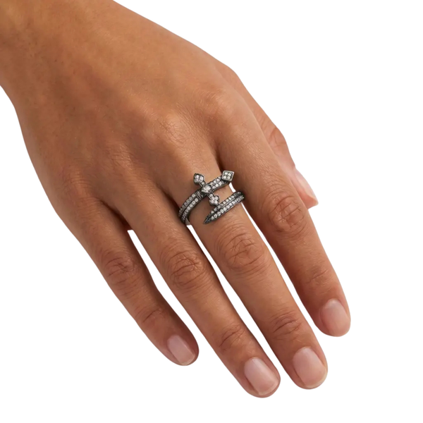 Bague Blade — Noir
