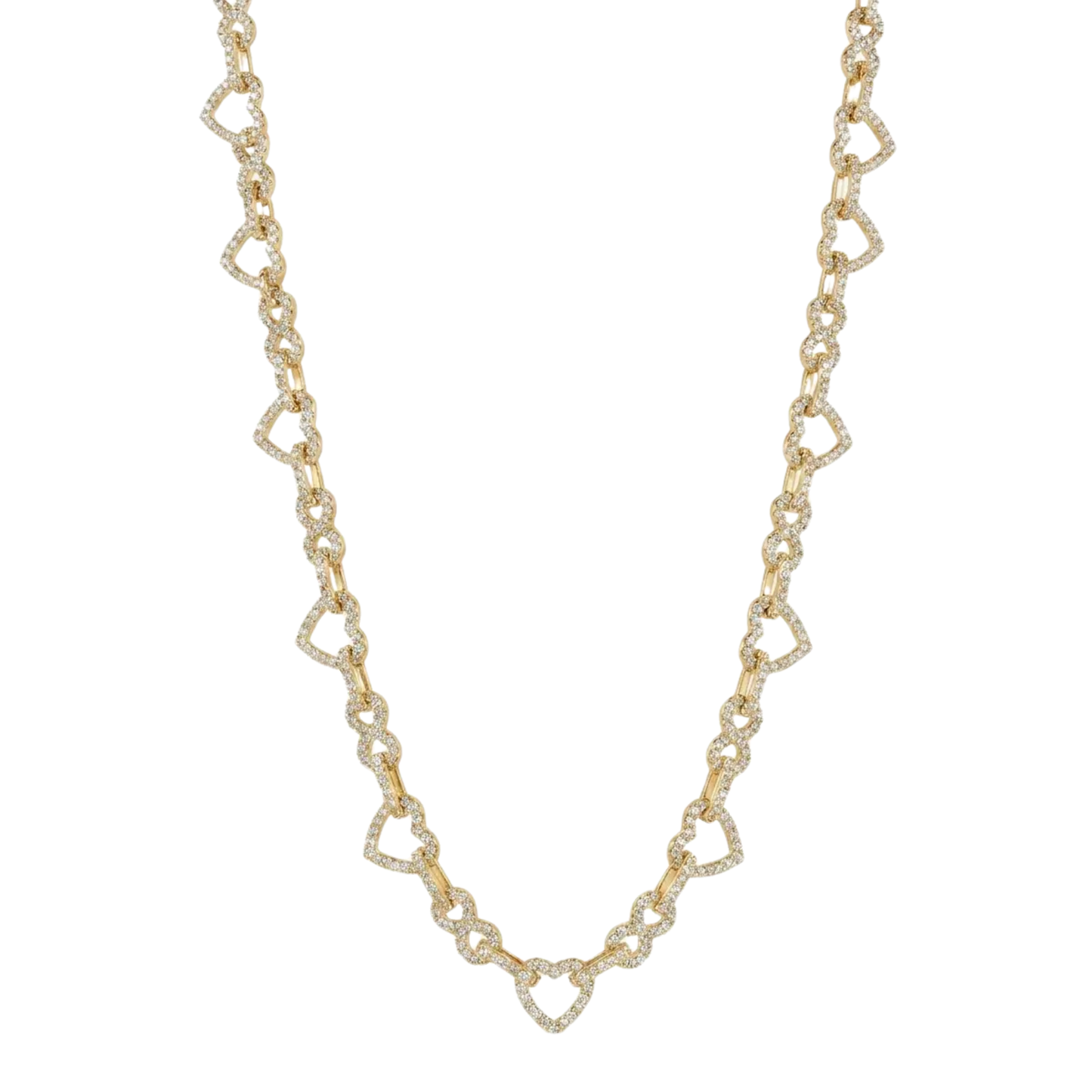 Collier Ice Heart — Doré