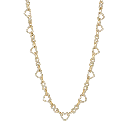 Collier Ice Heart — Doré