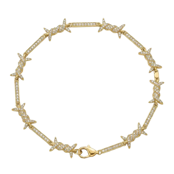Bracelet Barbwire — Doré