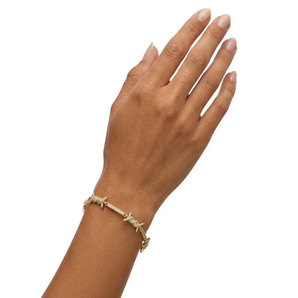 Bracelet Barbwire — Doré