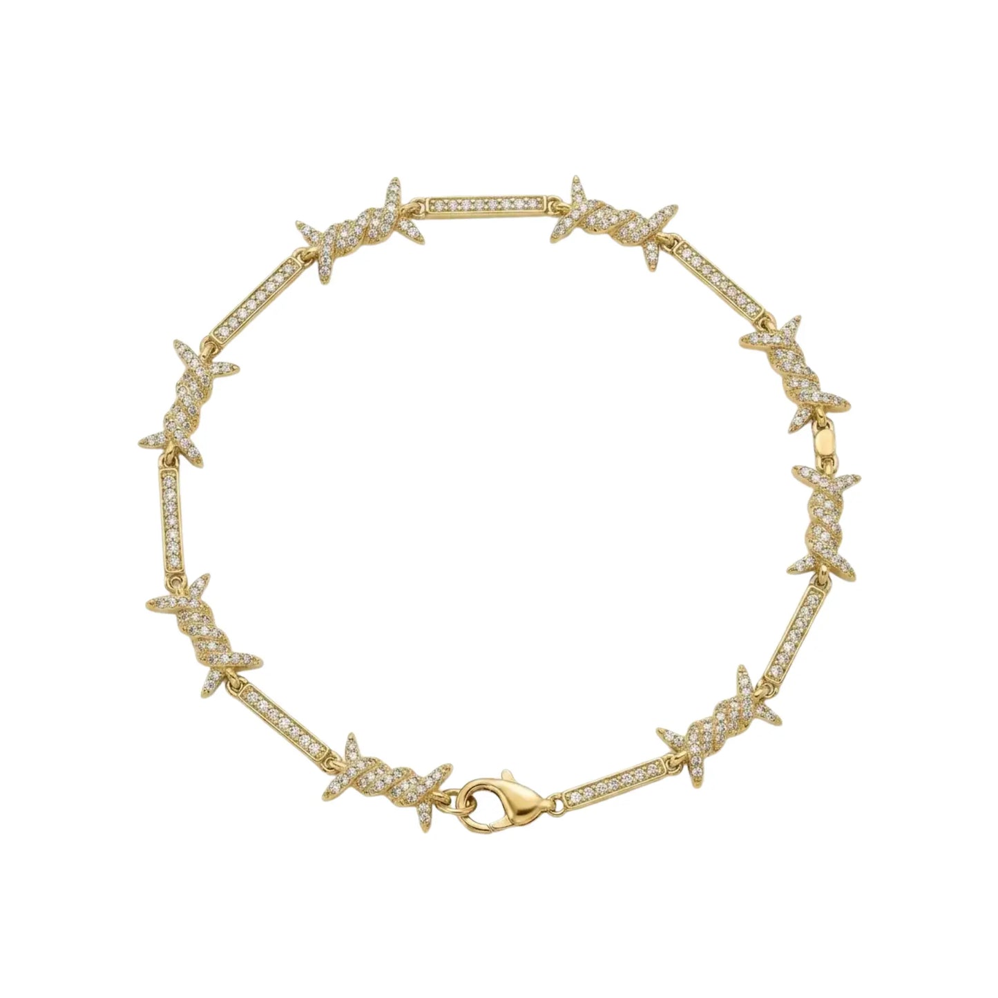 Bracelet Barbwire — Doré Just Shine