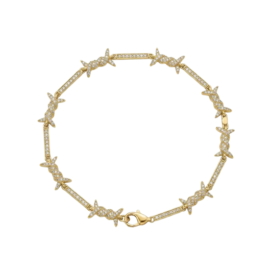 Bracelet Barbwire — Doré