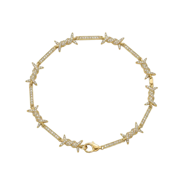 Bracelet Barbwire — Doré