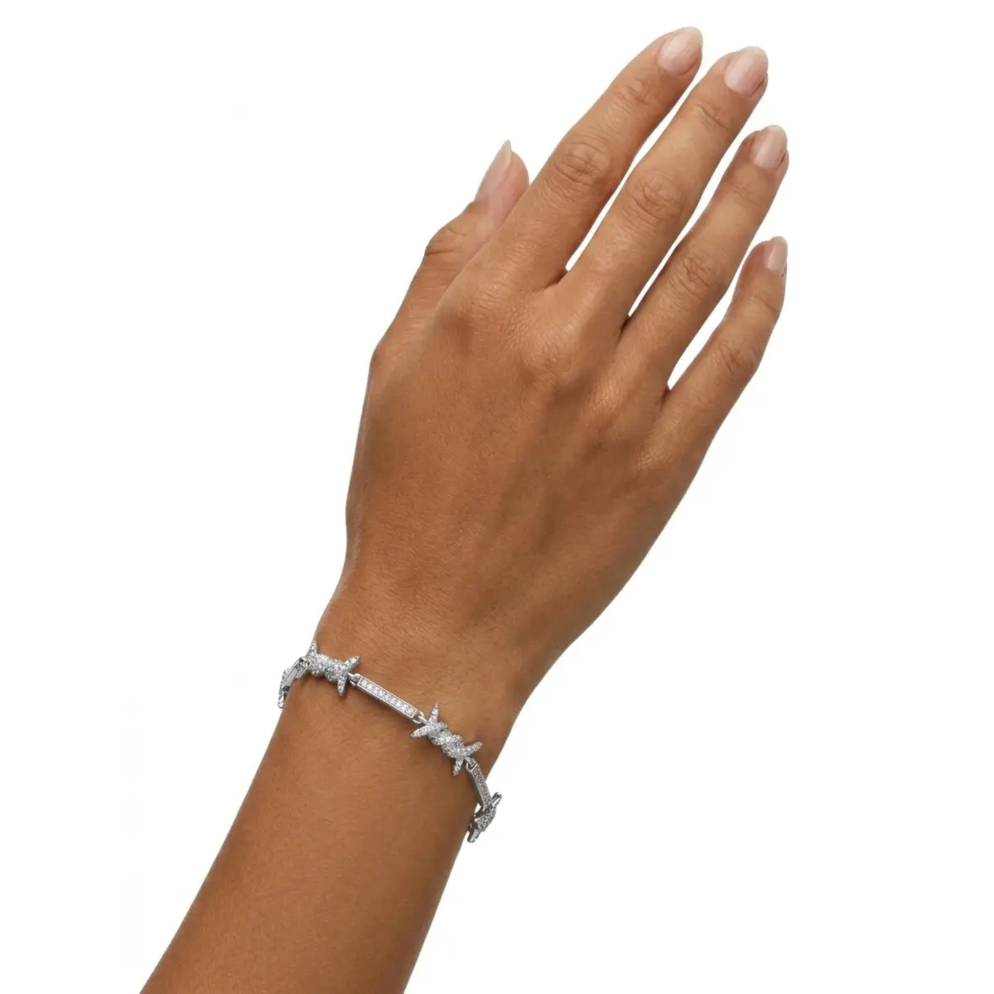Bracelet Barbwire — Argenté