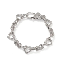 Bracelet Ice Heart — Argenté