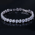 Bracelet Wave Tennis — Argenté
