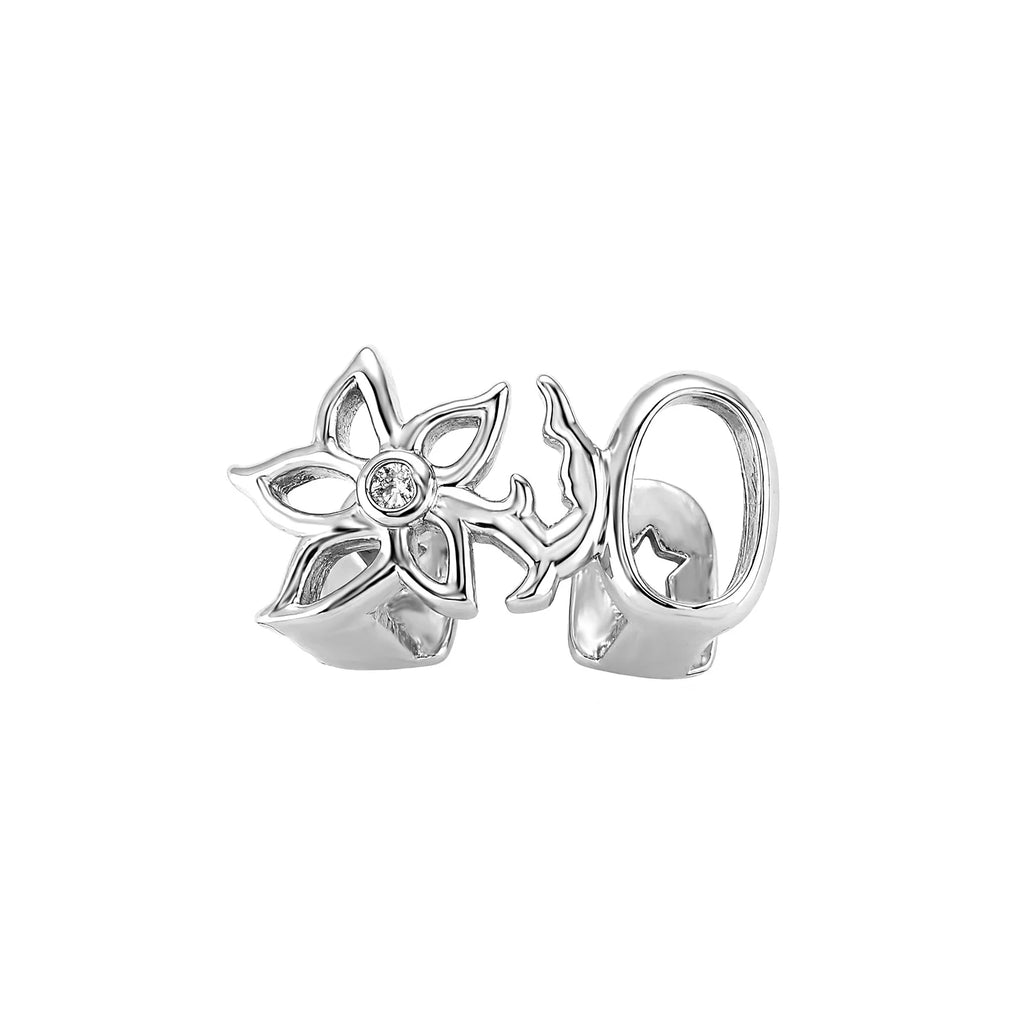 Grillz Flower Gloss — Argenté