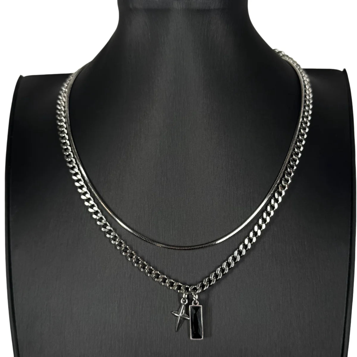 Collier Étoile Nova — Argenté