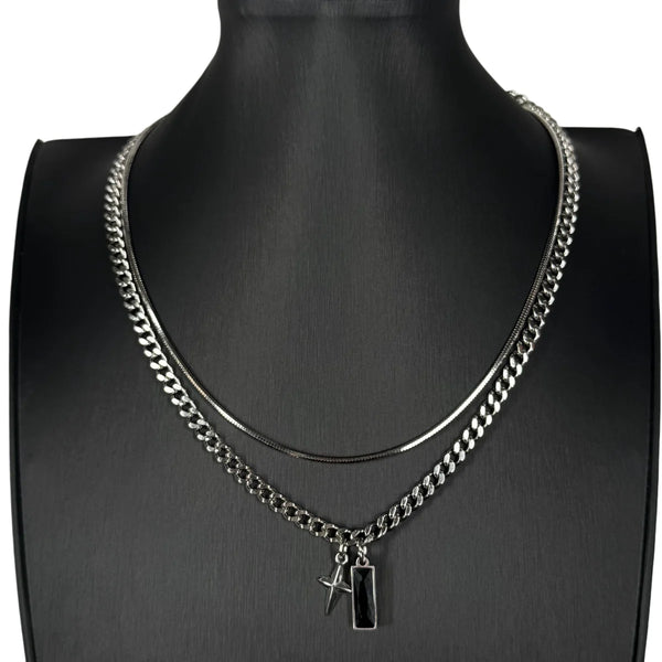 Collier Étoile Nova — Argenté
