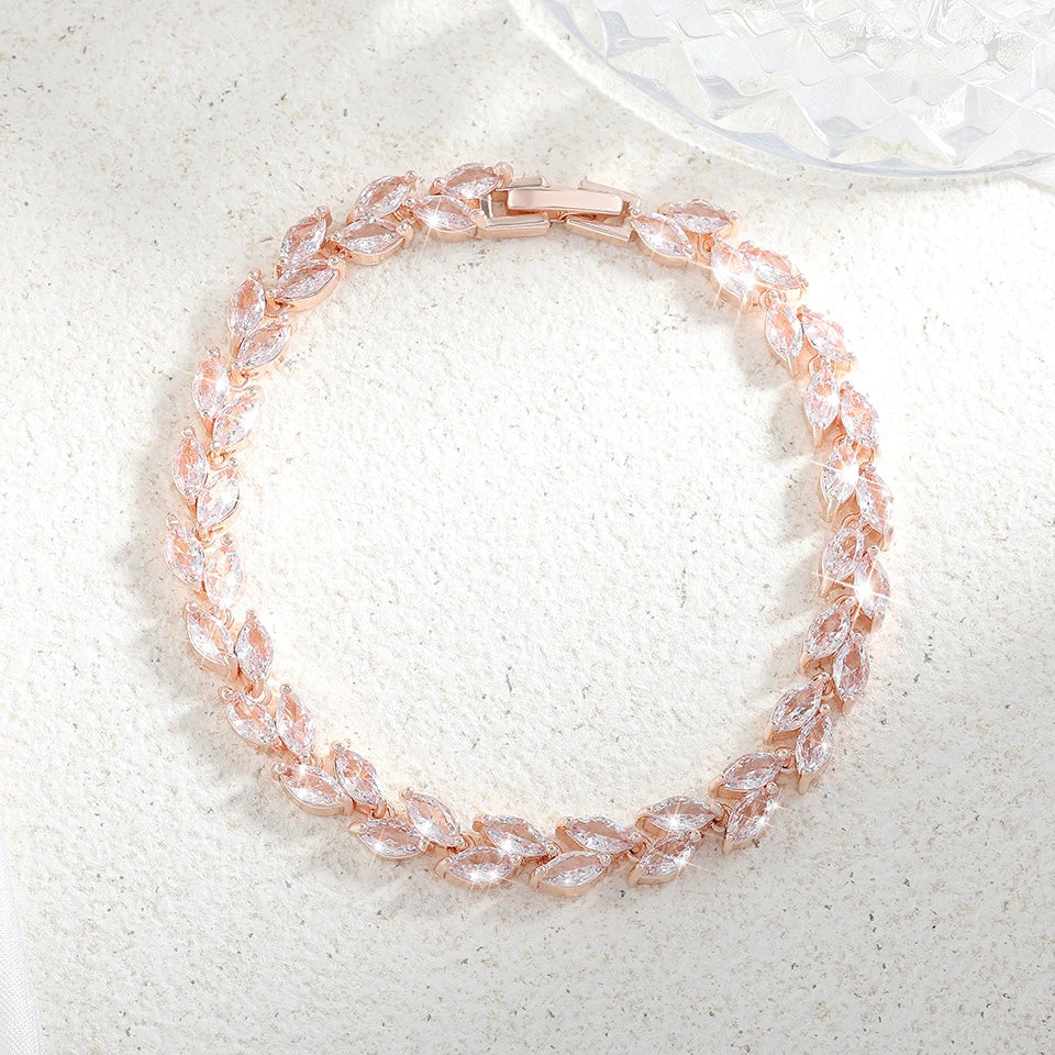 Jonc Petal Iced — Argenté