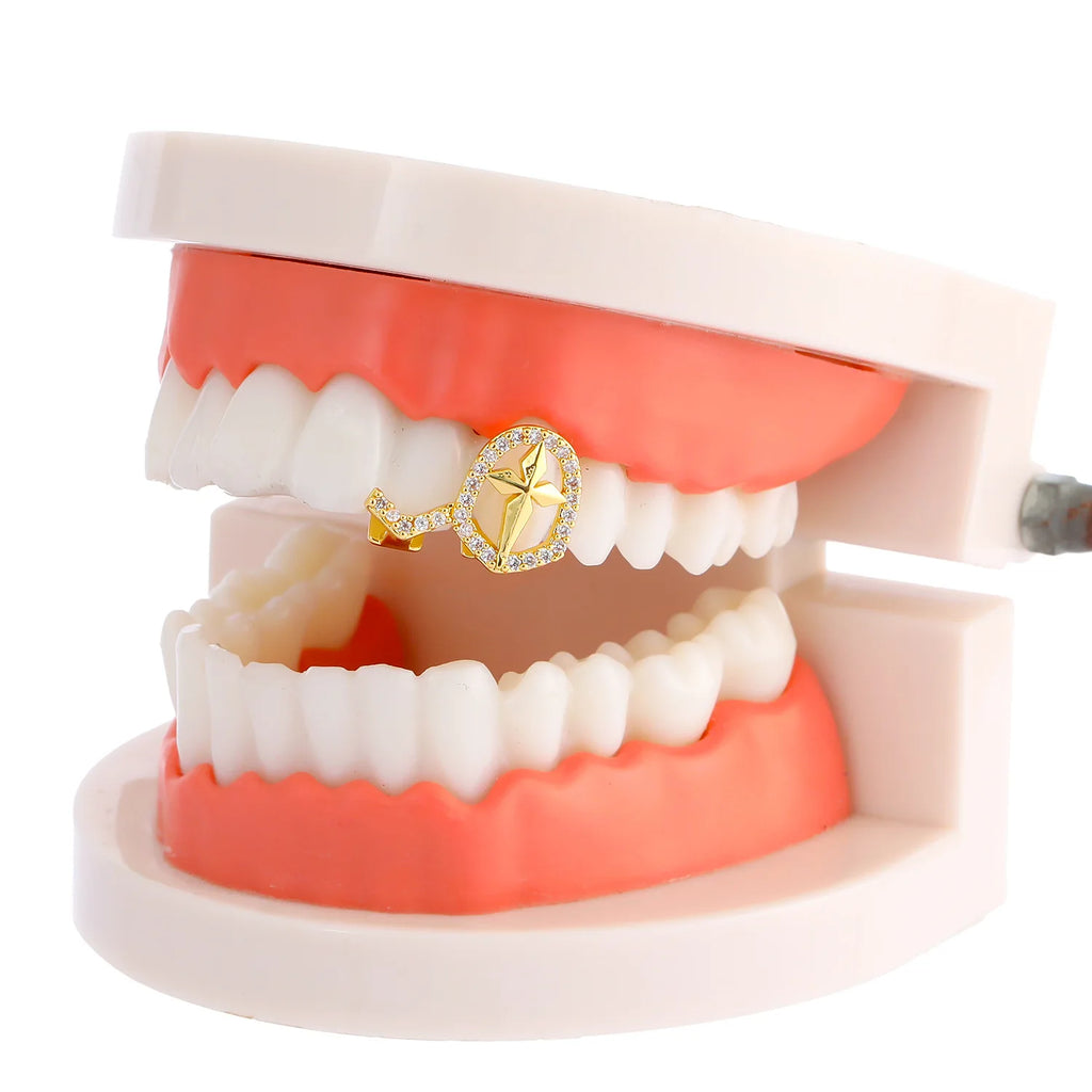Grillz Cross Iced — Doré