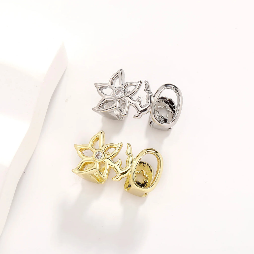 Grillz Flower Gloss — Argenté
