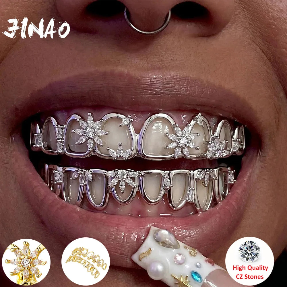 Grillz Lucky Flower — Set 8 dents