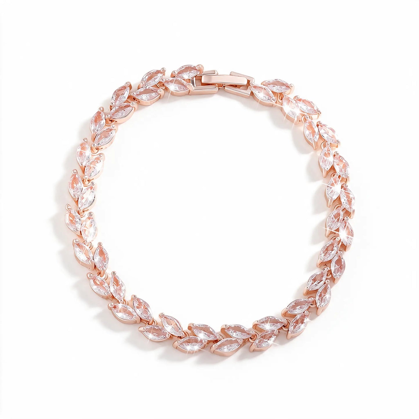 Jonc Petal Iced — Or Rose Just Shine
