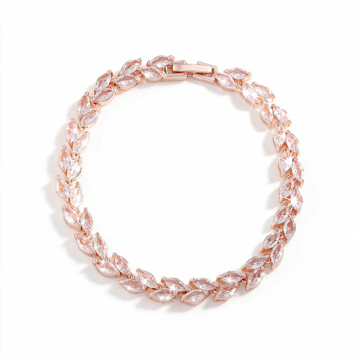 Jonc Petal Iced — Or Rose Just Shine
