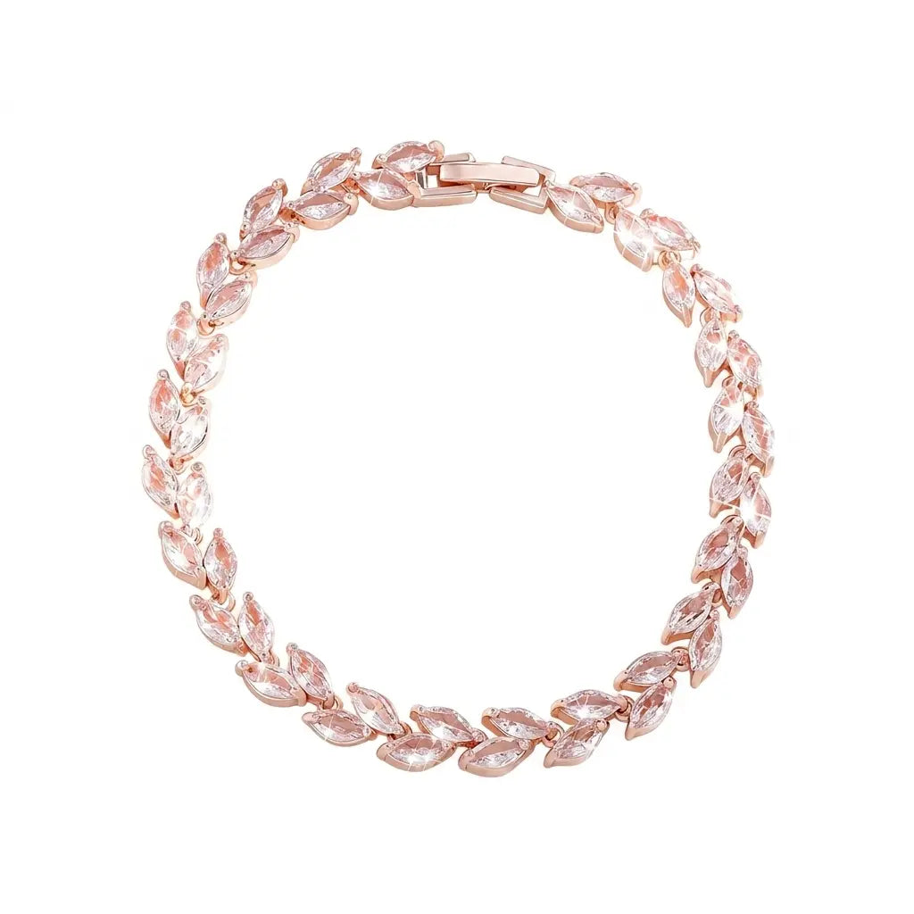 Jonc Petal Iced — Or Rose Just Shine